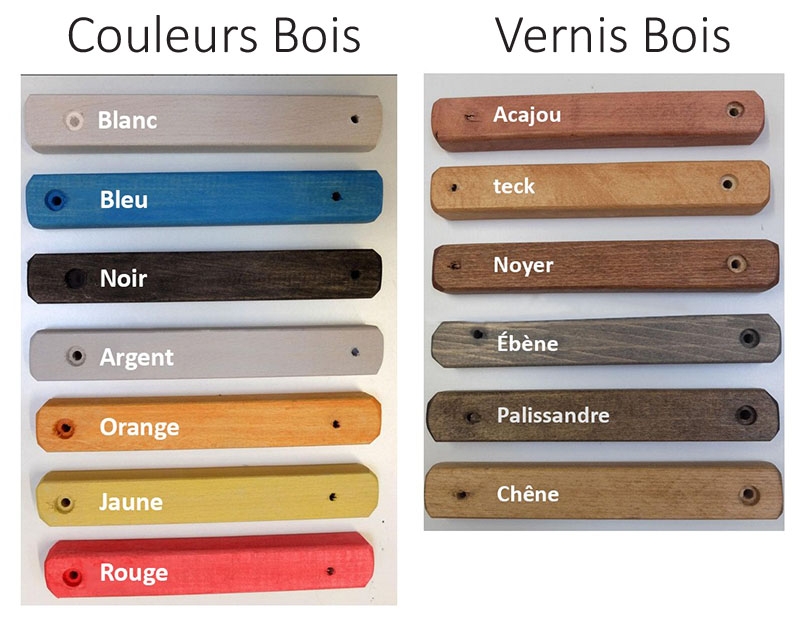 Chaise basse publicitaire couleurs bois et vernis disponibles