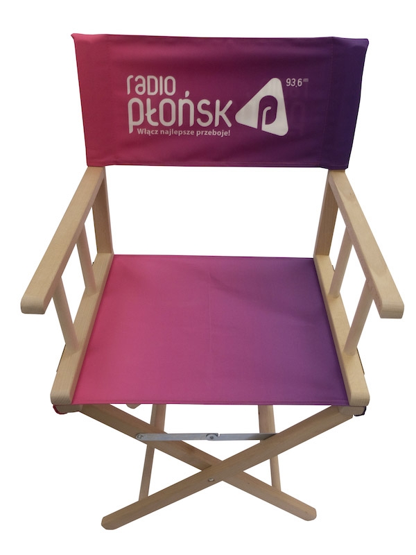 Chaise de directeur publicitaire marquage quadrichromie