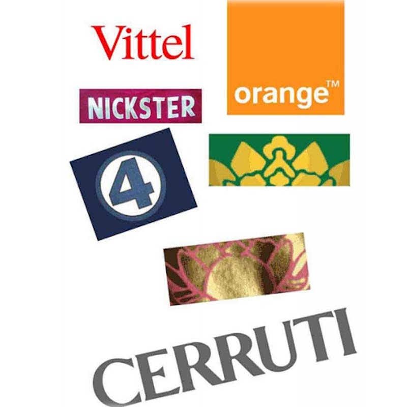 Transferts quadrichromie personnalisation logo