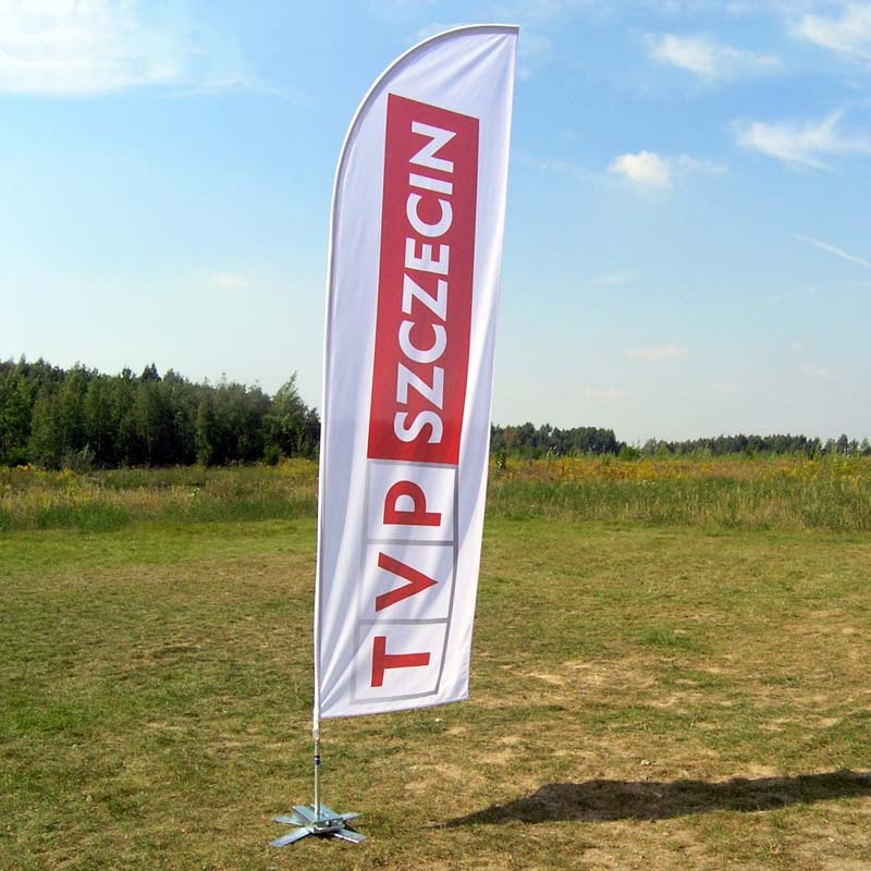 drapeau publicitaire personnalisé pour une visibilité maximale