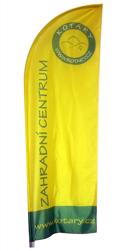 Windflag Premium publicitaire Bord angle droit
