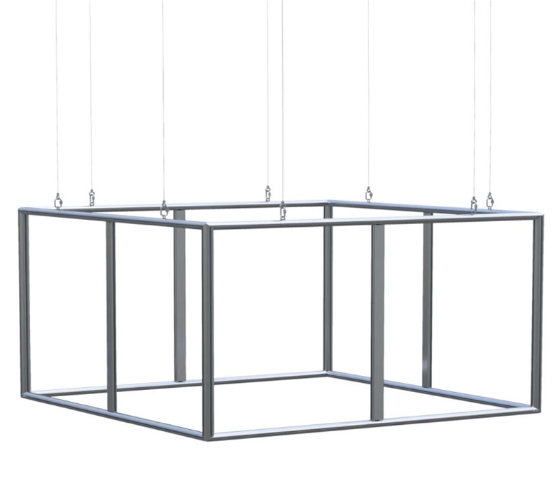 Enseignes suspendues - Système Strong double - structure
