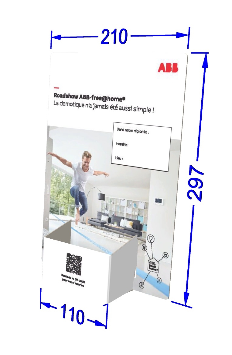 Porte Brochure publicitaire