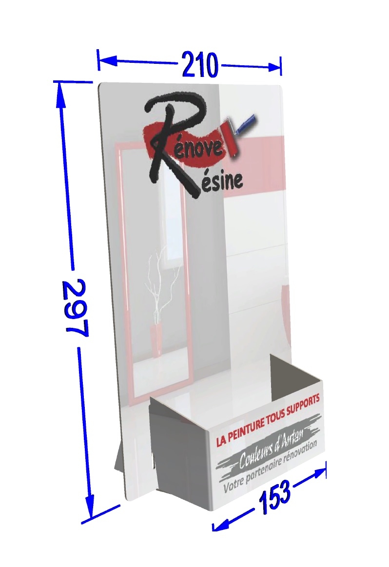 Porte Brochure publicitaire