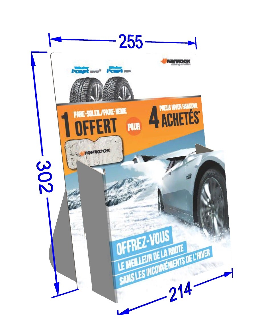Porte Brochure publicitaire