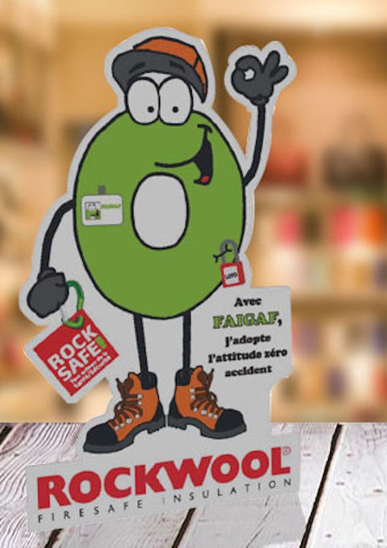 Silhouette carton de comptoir