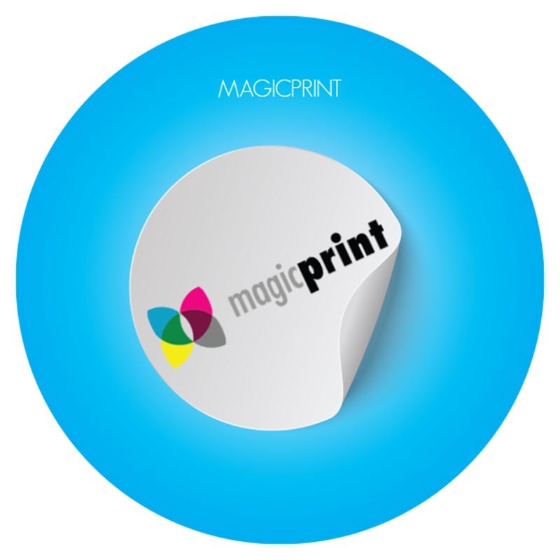 Autocollant personnalisé avec logo pour branding professionnel