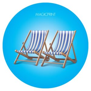 Transat Standard publicitaire - fond noir personnalisation logo