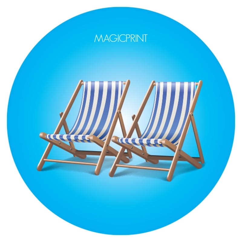 Transat Standard publicitaire - fond noir personnalisation logo