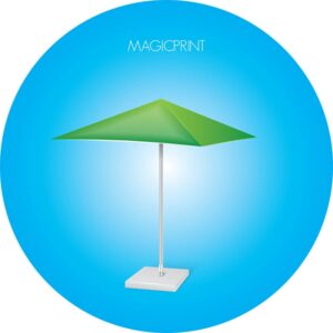 Parasol carré 3,50 mètres