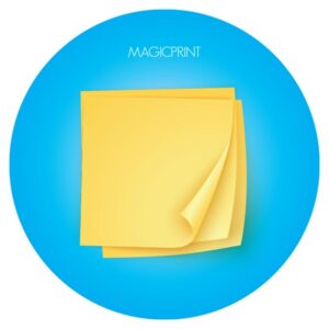 Serviettes publicitaires DE COULEURS en papier