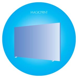 Cadres aluminium publicitaire - cube suspendu
