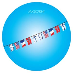 Guirlande drapeaux publicitaire