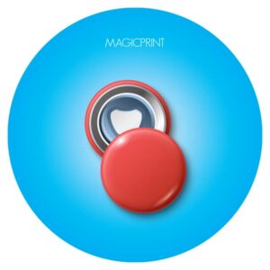 Magnet publicitaire décapsuleur
