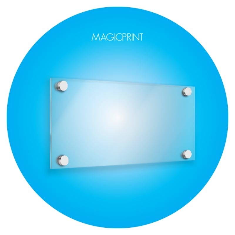 Panneaux plexiglass publicitaire