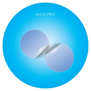 Micro-ventouse (sans colle) stickers sans colle petits formats publicitaires