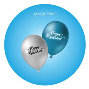 ballons publicitaire - pastel impression personnalisable