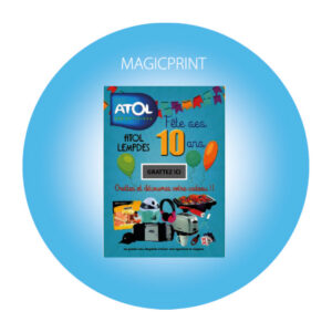 Carte à gratter personnalisée avec texte publicitaire pour campagnes marketing