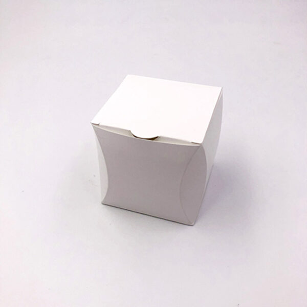 Custom curved cube box: original packaging