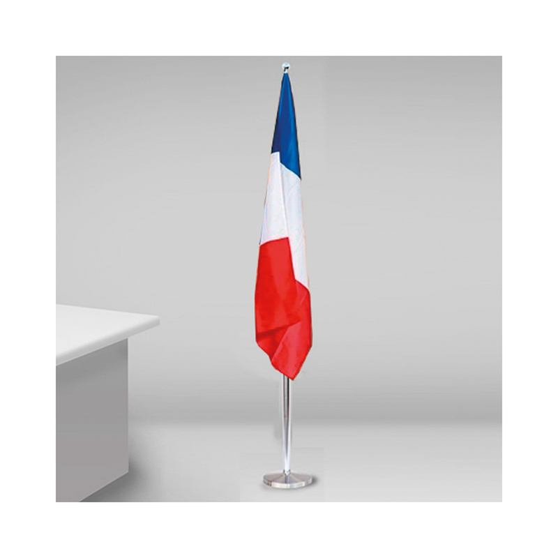 Impression drapeau Mât publicitaire de bureau