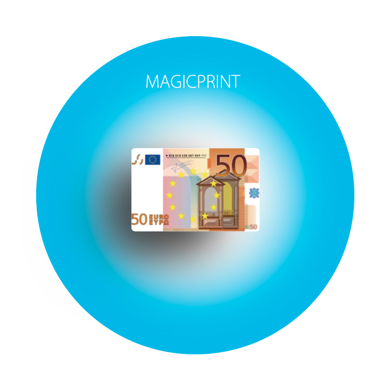 Carte avec impression ultra violet