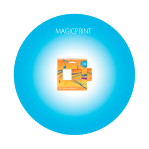 Cartonnette avec carte insérée