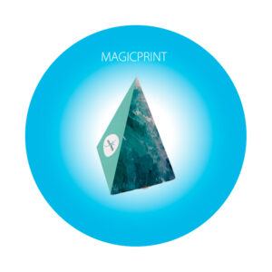 Boîte pyramide publicitaire