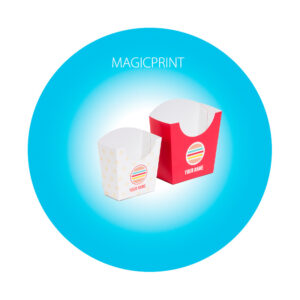 Cornet publicitaire pour frites personnalisable