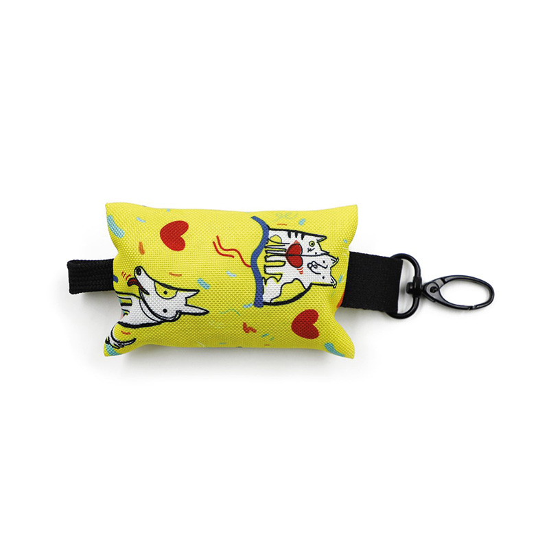 Pochette pour sacs à crottes de chien – avec impression