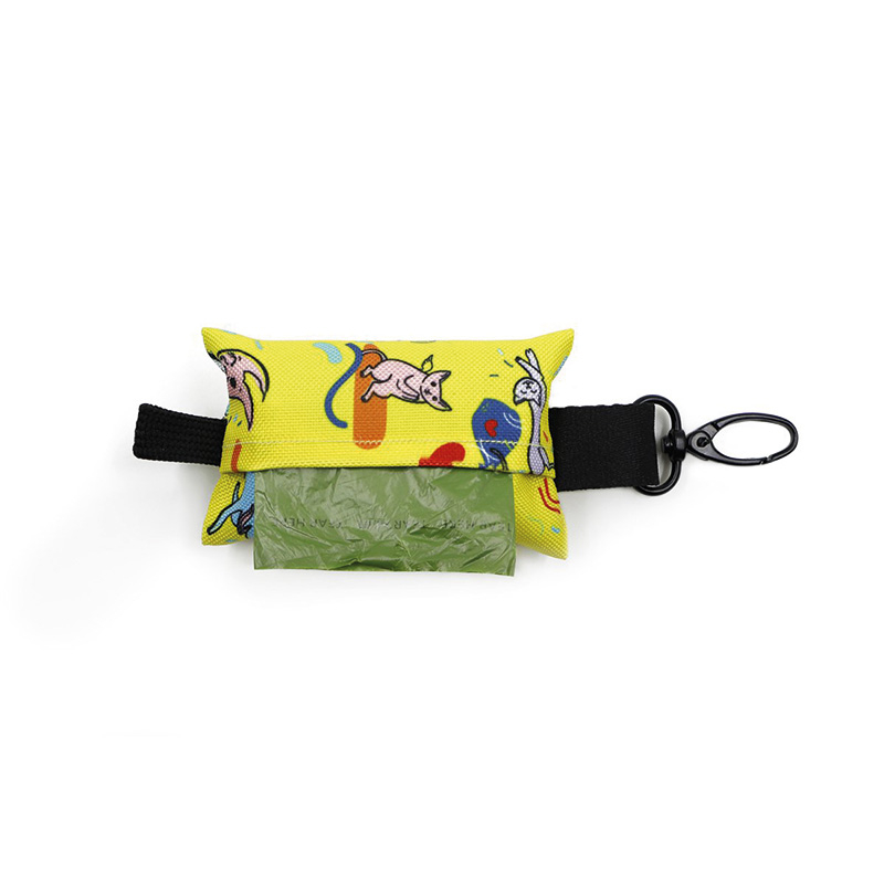 Pochette pour sacs à crottes de chien – avec impression