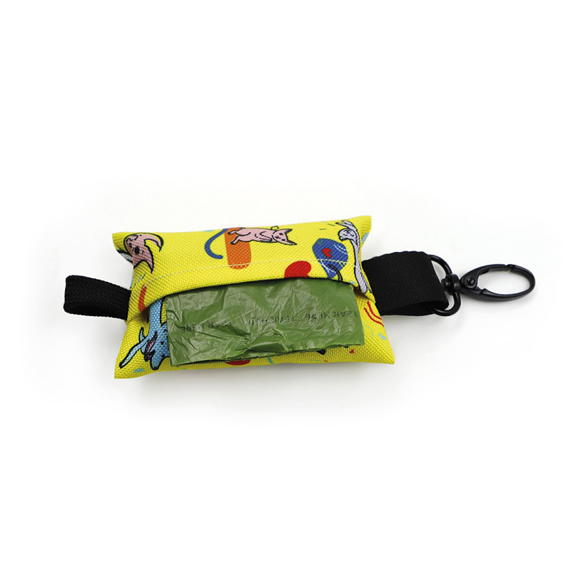 Pochette pour sacs à crottes de chien – avec impression