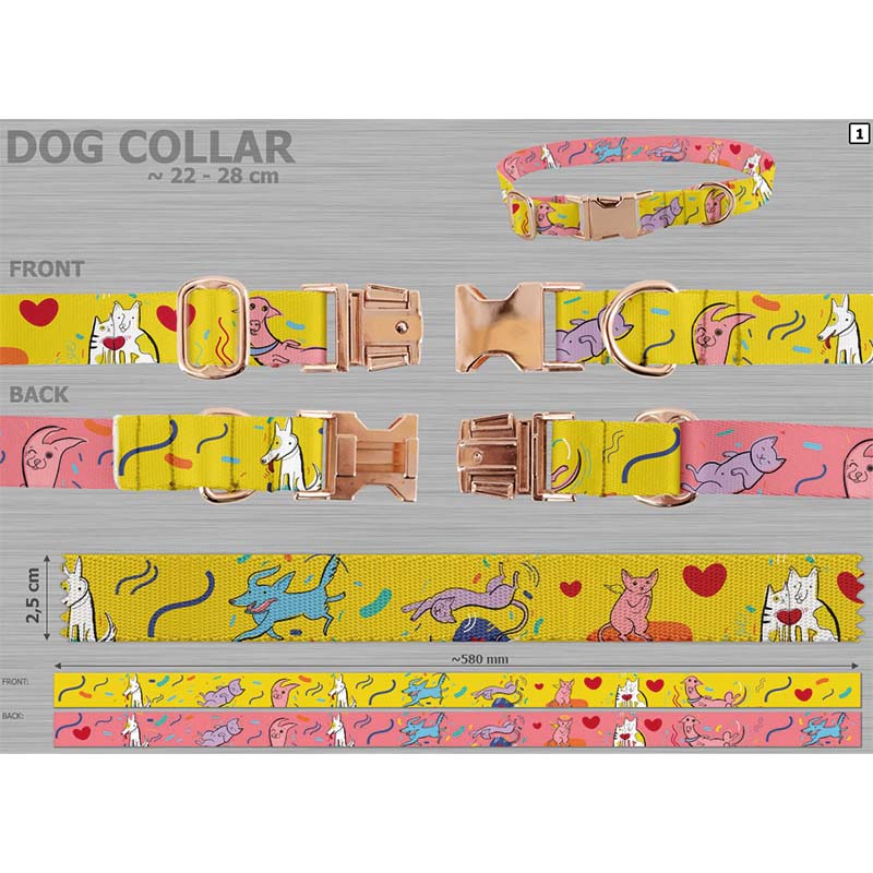 Collier pour chien – avec impression