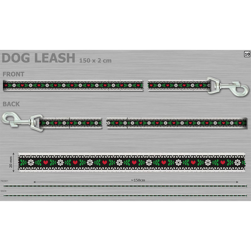 Laisses pour chiens – avec impression