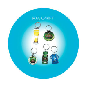 Porte clés acrylique (plastique transparent) - A la forme et personnalisé