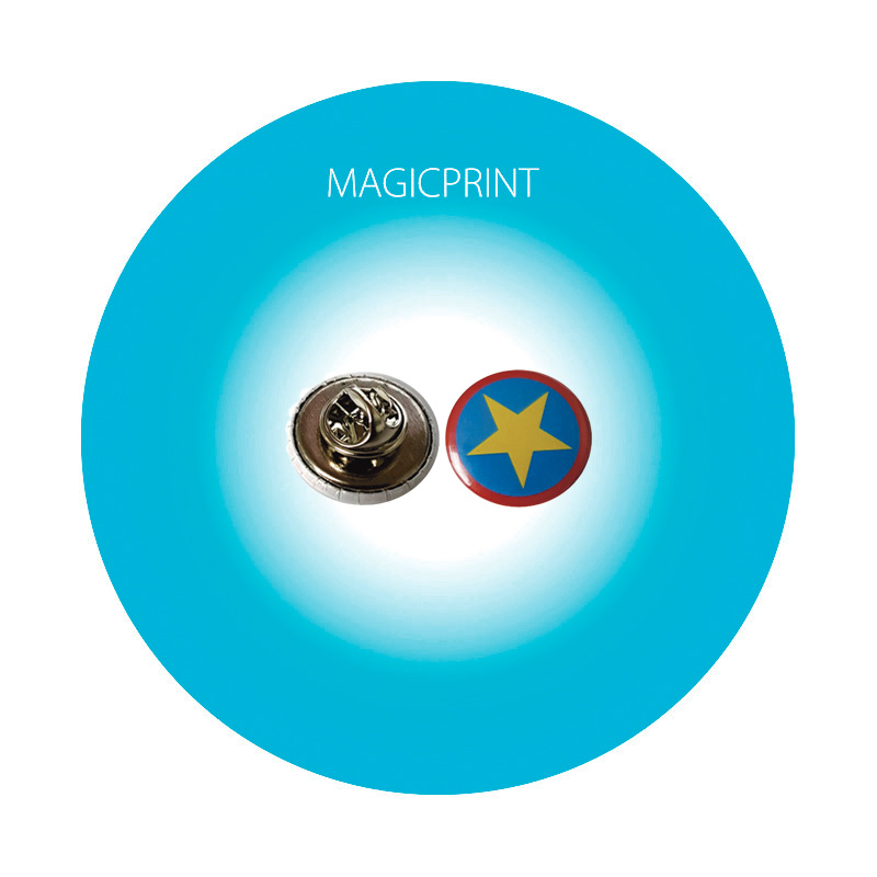 Badge publicitaire personnalisé avec logo d'entreprise pour événements