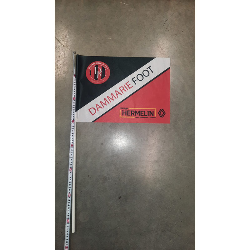 Drapeaux avec manche publicitaire