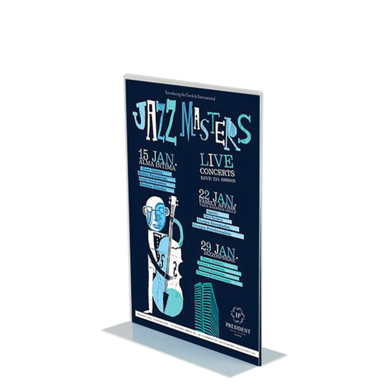 Porte-menu sur mesure pour cafés et restaurants.