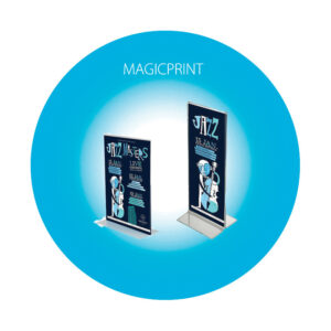 Porte-menu personnalisé vertical pour restaurants élégants.