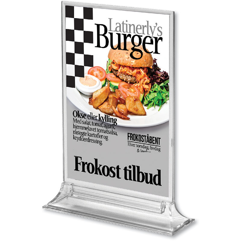 Porte-menu vertical pour dépliant