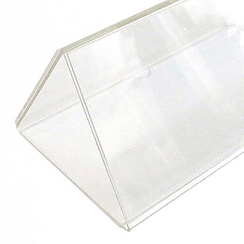 Porte-menu triangulaire, acrylique, 3 x M65