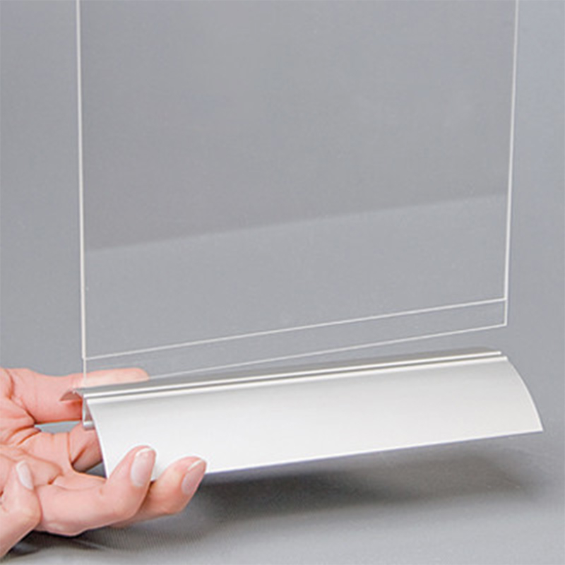 Porte-menu publicitaire personnalisé en aluminium