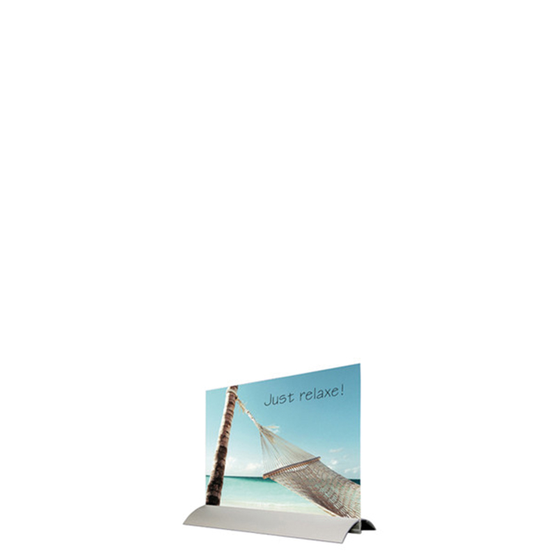Swing Wing, horizontal, base en aluminium avec support acrylique A7
