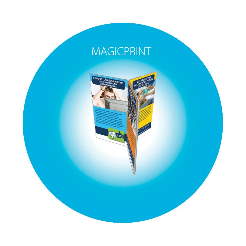 Porte-menu en croix x 3, acrylique