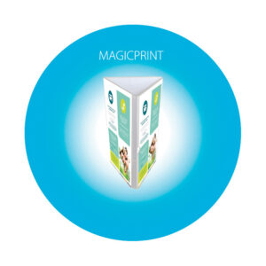 Porte-menu triangulaire, acrylique, 3 x M65